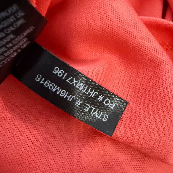 Jessica Howard Sleeveless Coral Dress Lace Overlay A Line Size 10 Cruise Fashion - Picture 10 of 16